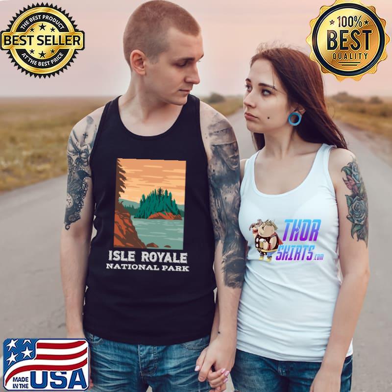 Best Isle Royale National Park Michigan Camping Hiking Outdoors T-shirt