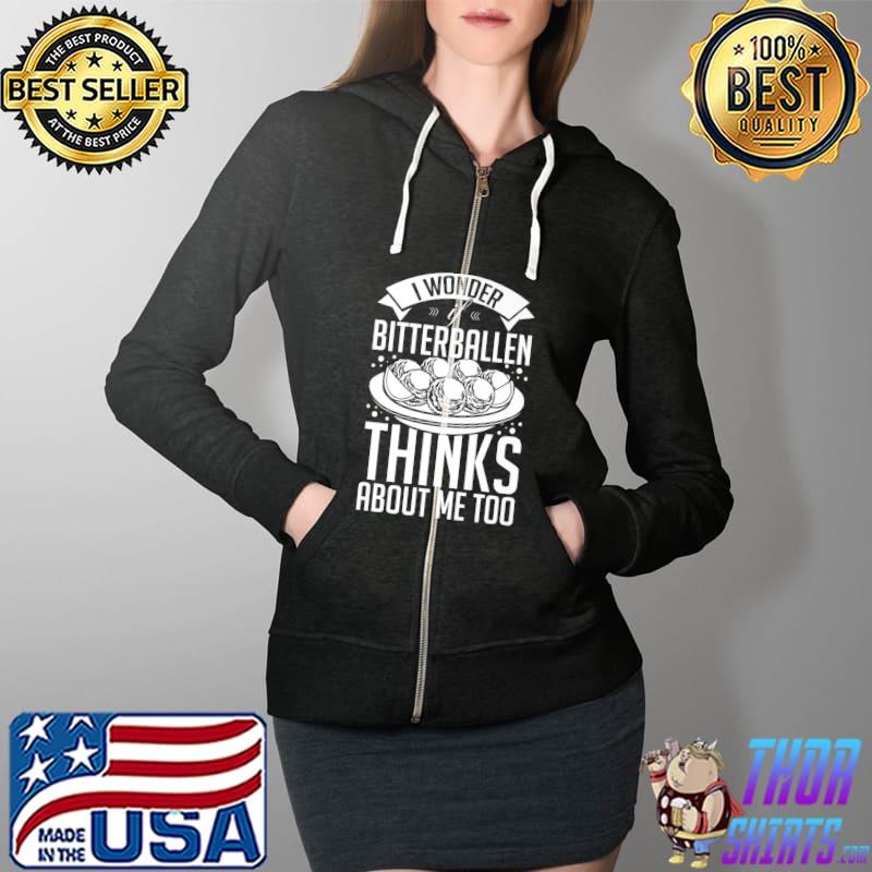 Bitterballen Recipe Dutch Food Frozen Amsterdam Premium T-Shirt Full Zip Hooded