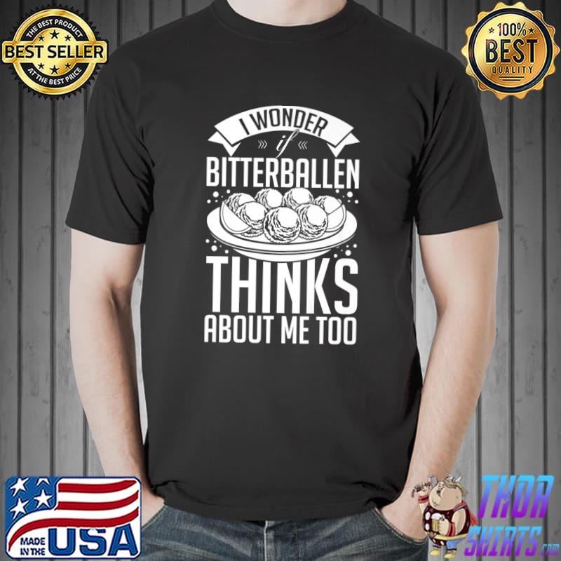 Bitterballen Recipe Dutch Food Frozen Amsterdam Premium T-Shirt