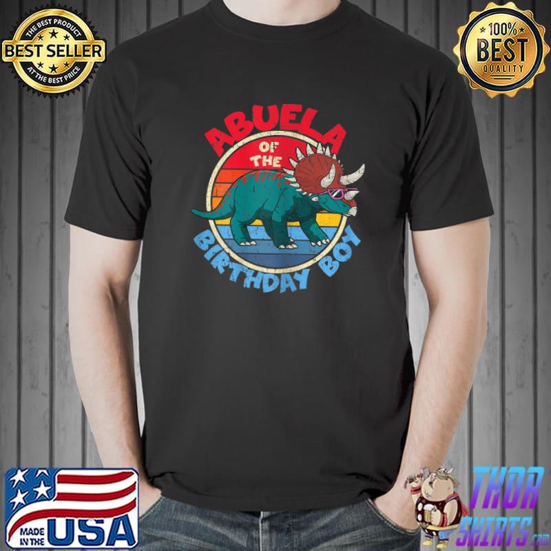 Boy Birthday I Abuela I Triceratops I Family Matching T-Shirt
