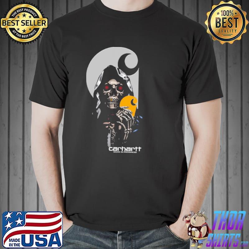 Carhatt Work In Progress Skull Shirt