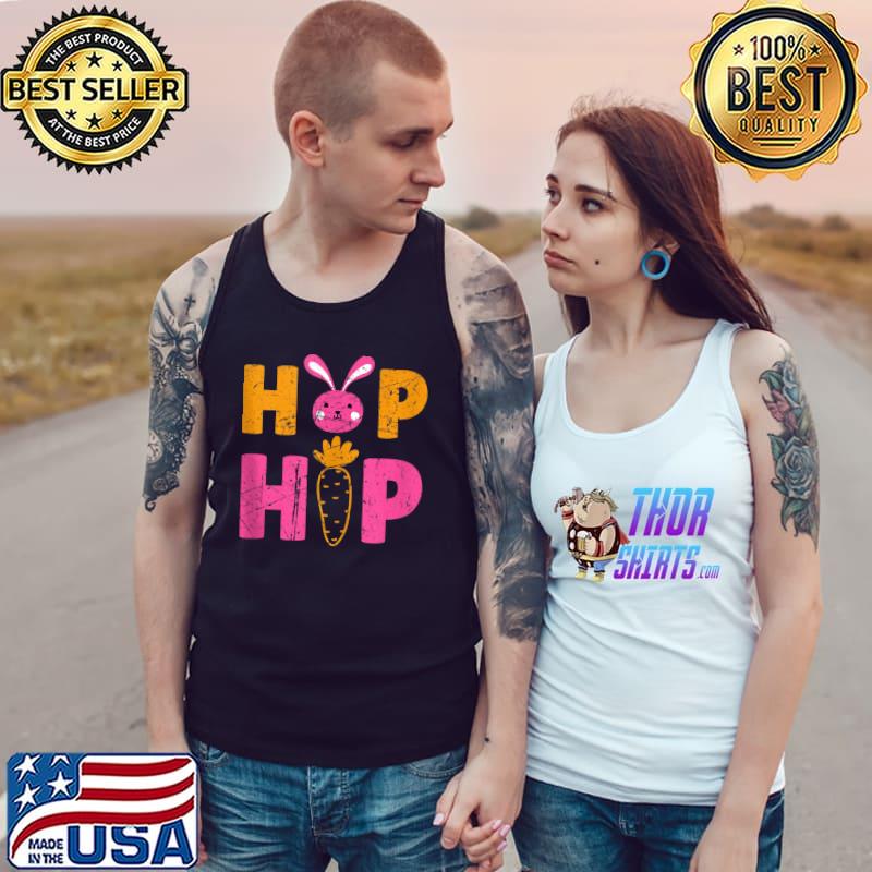 Cute Easter Bunny Vintage Easter Hop Hip Kids T- Tank Top