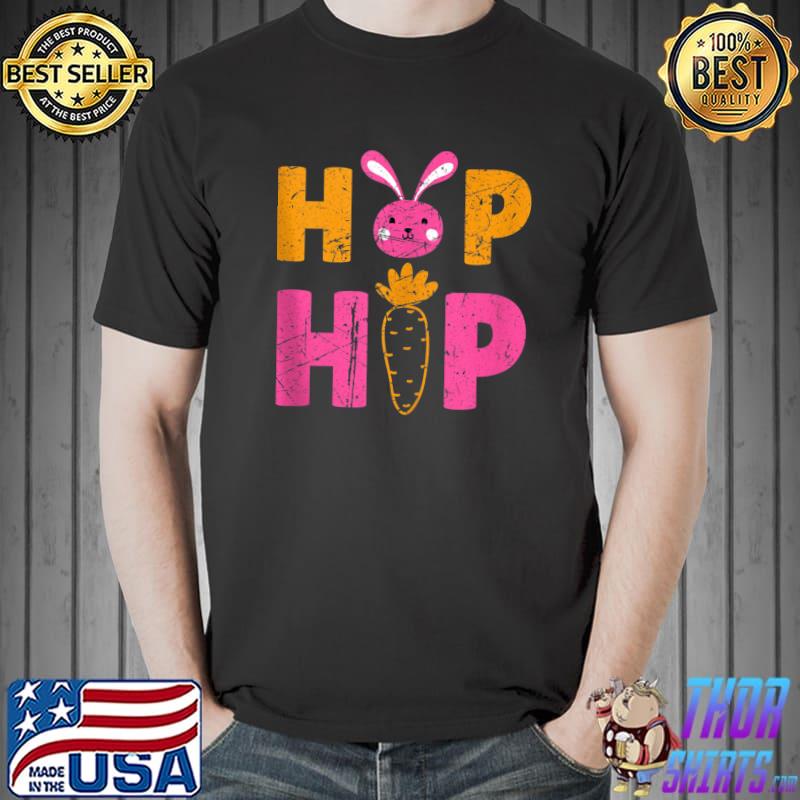 Cute Easter Bunny Vintage Easter Hop Hip Kids T- Unisex