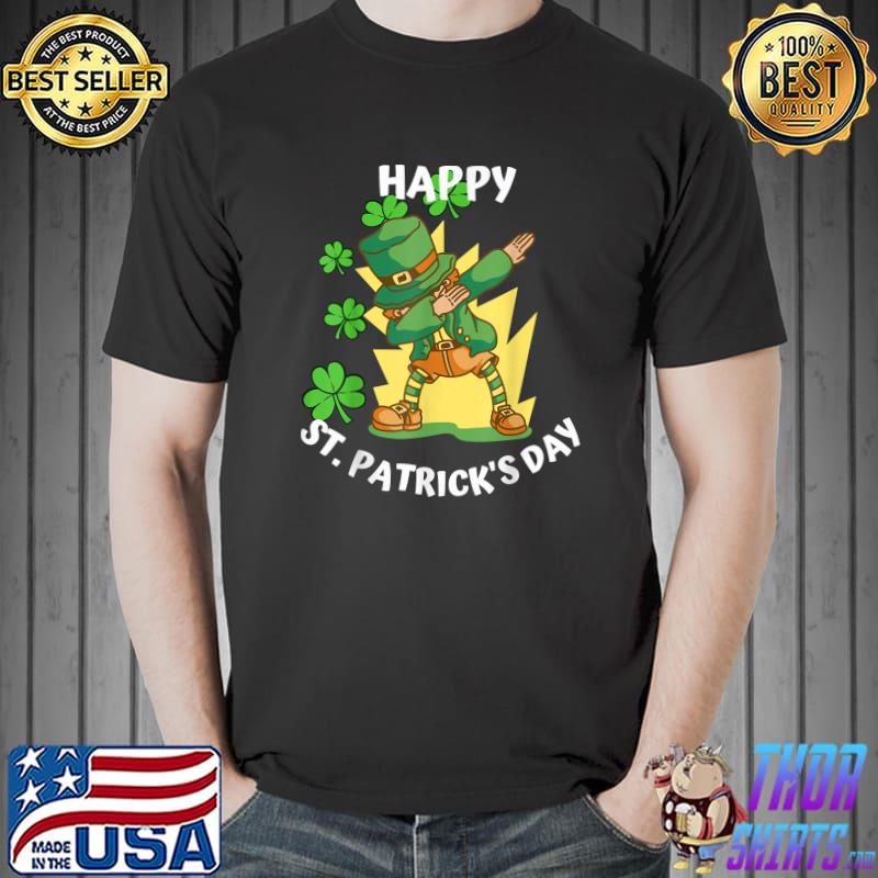 DABBING LEPRECHAUN LUCKY CLOVER ST. PATRICK'S DAY KIDS GIFTS T-Shirt