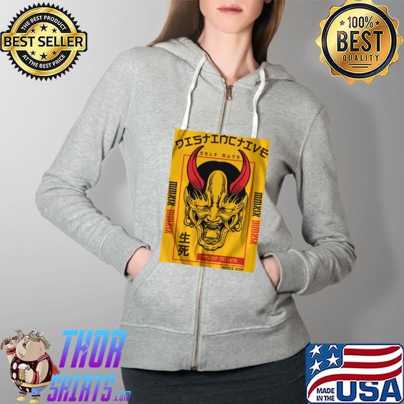 Distinctive hannya trust no one Full Zip Hooded