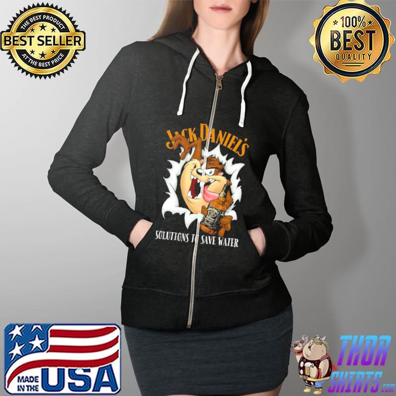 Dog jack daniel's solutions to save water Full Zip Hooded