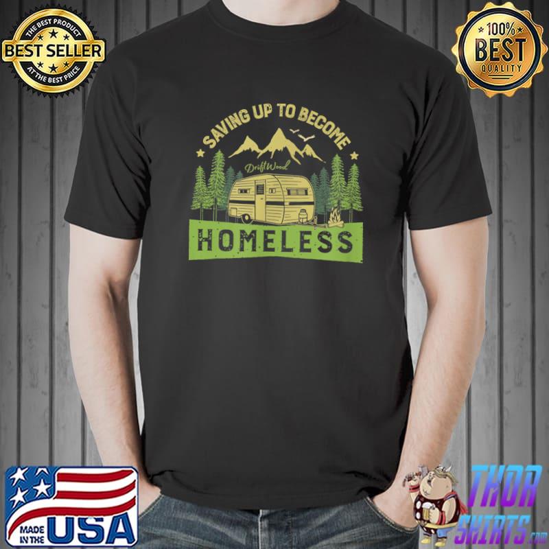DriftWood Outdoors Life Style Camping Canoeing Hiking Biking T-Shirt