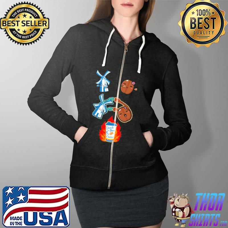 Dutch bros coffee fire meme Full Zip Hooded