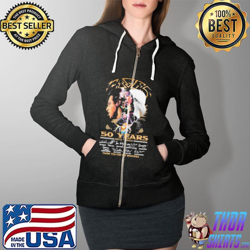 Eagle 50 Years Thank You For The Memories Shirt Full Zip Hooded
