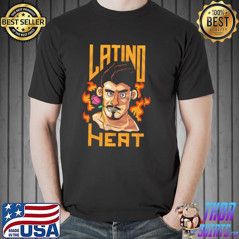 Eddie Cartoon Latino Heart Shirt Unisex