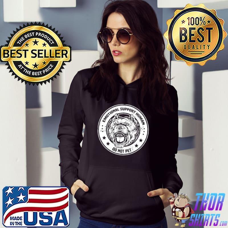 Emotional Human Do Not Pet Support Dog Owner Gifts Service Premium T-Shirt