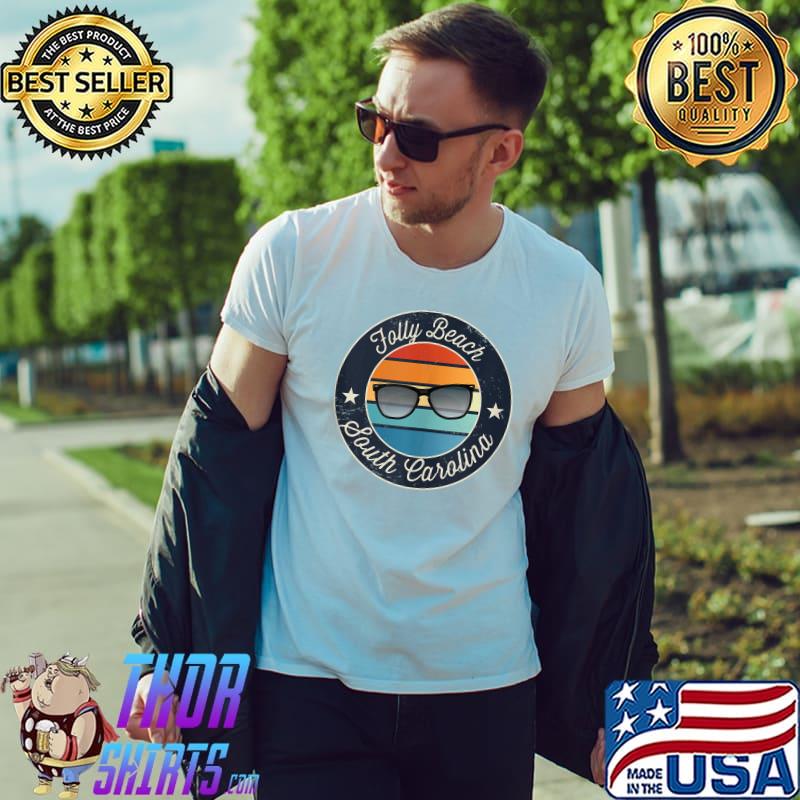 Folly Beach South Carolina Souvenir Graphic T-Shirt