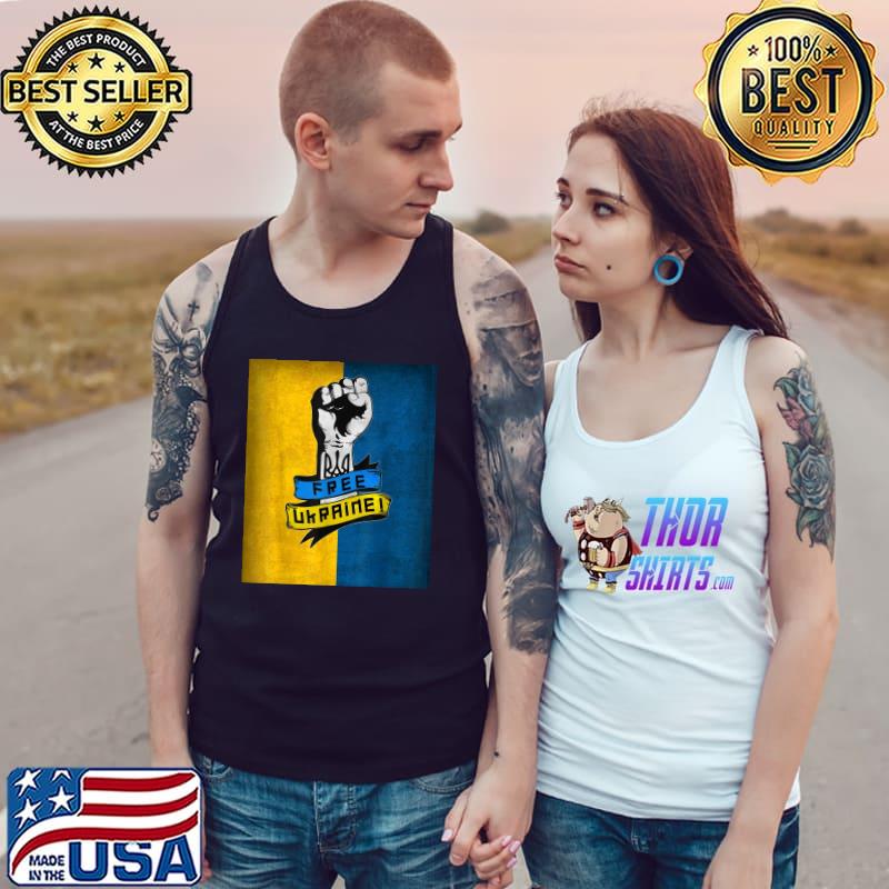 Free Ukraine I Stand With Ukraine Pray For Ukraine T-Shirt Tank Top
