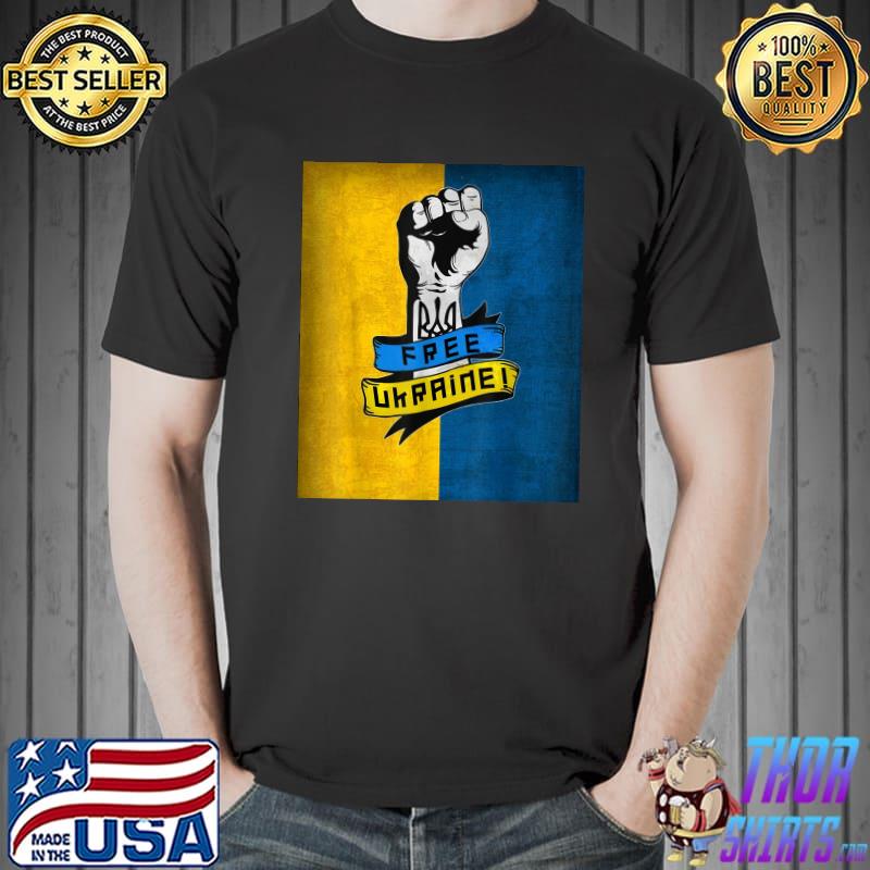 Free Ukraine I Stand With Ukraine Pray For Ukraine T-Shirt