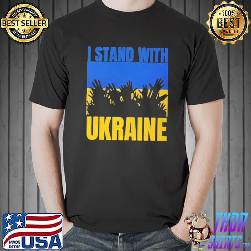 Fuck Putin Stop Ukraine Wars I Stand With Ukraine Flag T-Shirt