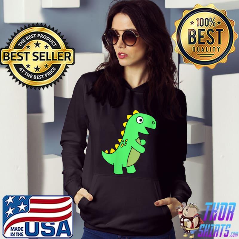 Funny Baby Dino I Kids Dinosaur I Toddler Dino T- Hoodie
