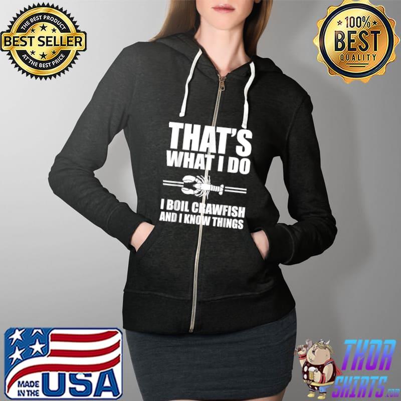 Funny Crawfish Boiling Design Lobster Lover Crayfish T-Shirt Full Zip Hooded