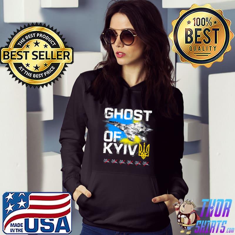GHOST OF KYIV Ukraine fighter jet Premium T-Shirt Hoodie