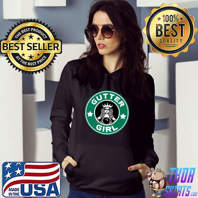 Girls & Women's Bowling Funny Gutter Girl Graphic Premium T-Shirt Hoodie