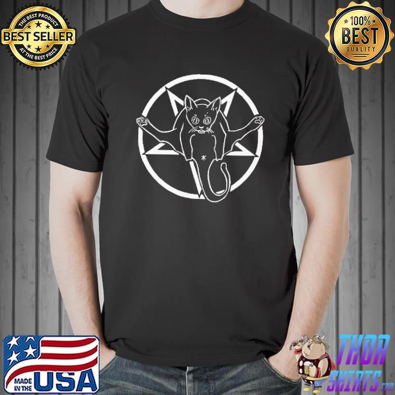 Good Cats Are Metal Pentagram Inverted Shirt Unisex