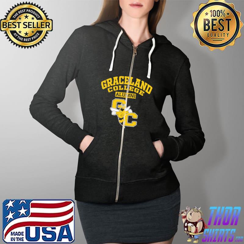 Graceland College Alumni GC Shirt Full Zip Hooded