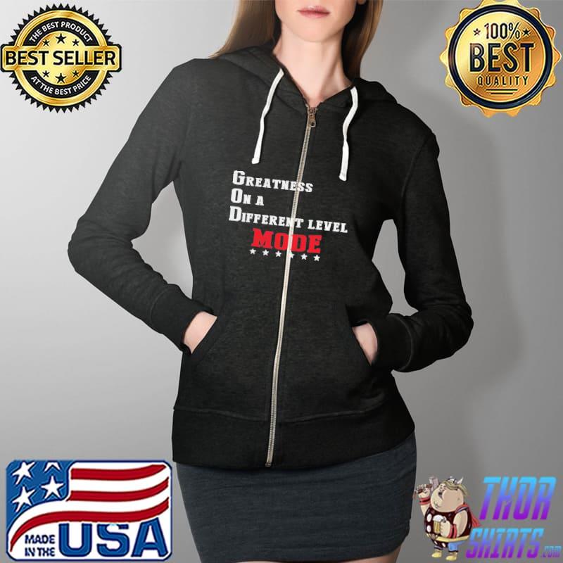 Greatness on a different level mode Full Zip Hooded