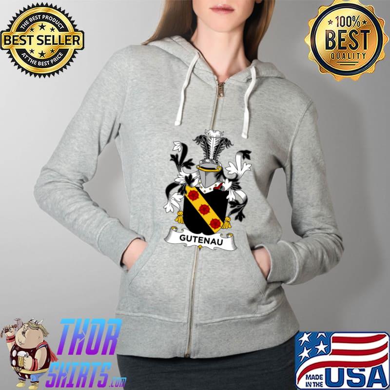 Gutenau Coat of Arms - Family Crest T- Full Zip Hooded