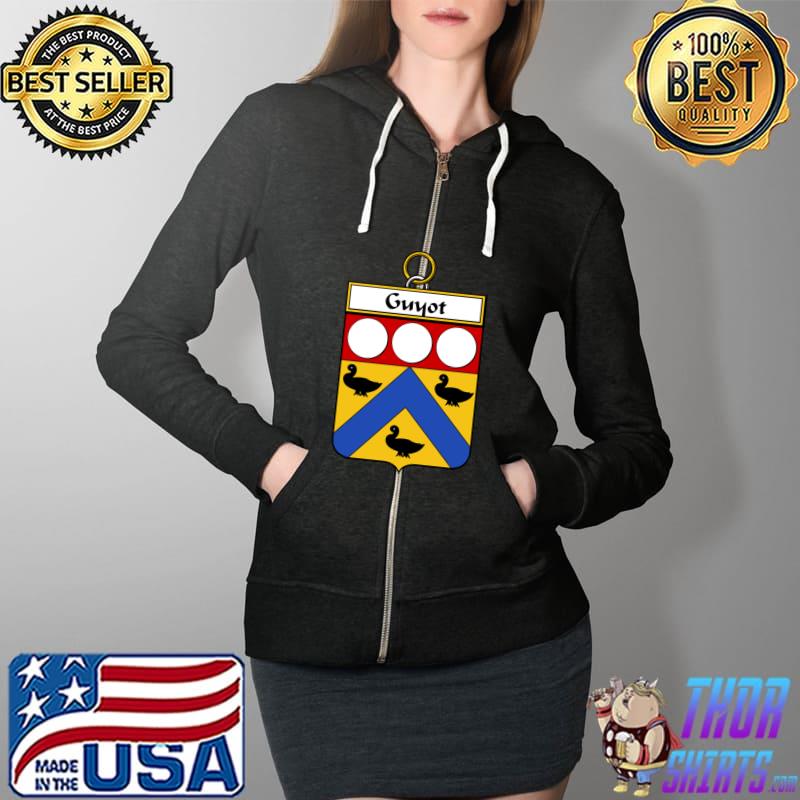 Guyot Coat of Arms - Family Crest T- Full Zip Hooded