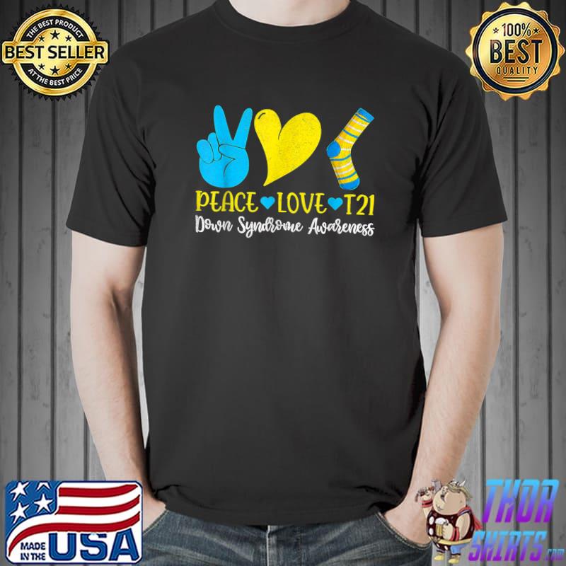 Hand Print Socks World Down Syndrome Awareness Day 21 March T-Shirt Unisex