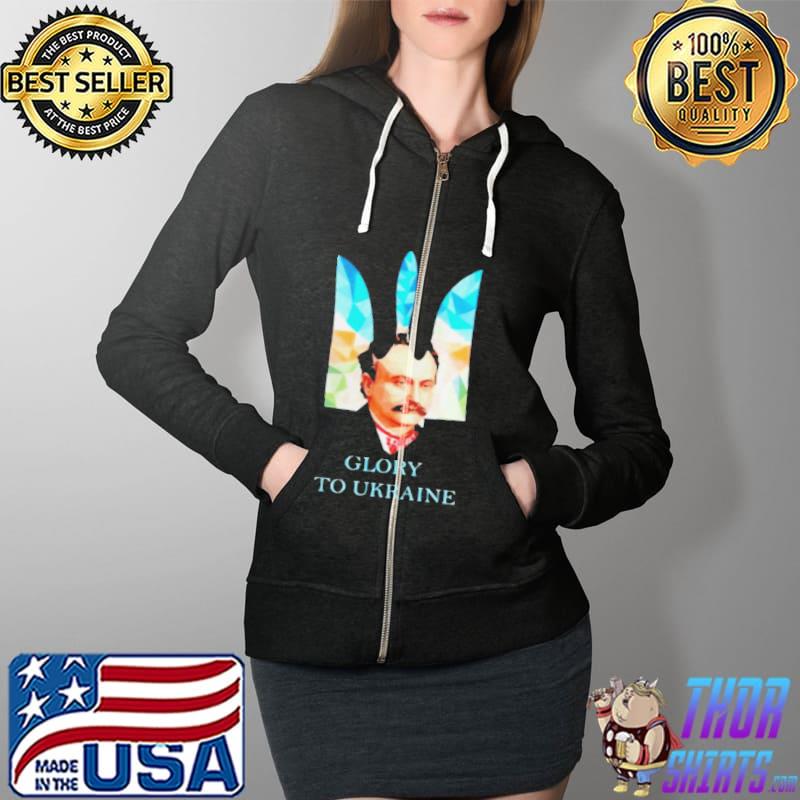 Hero franko glory to Ukraine Full Zip Hooded