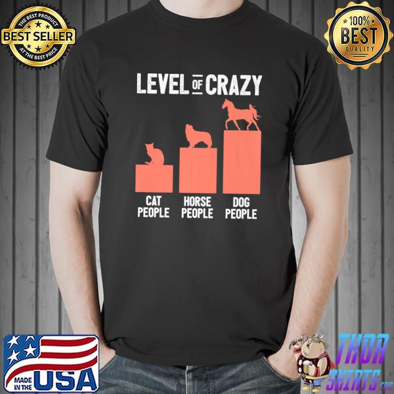 Horse Rider - Crazy Horse Lover - Horseback Riding Premium T-Shirt