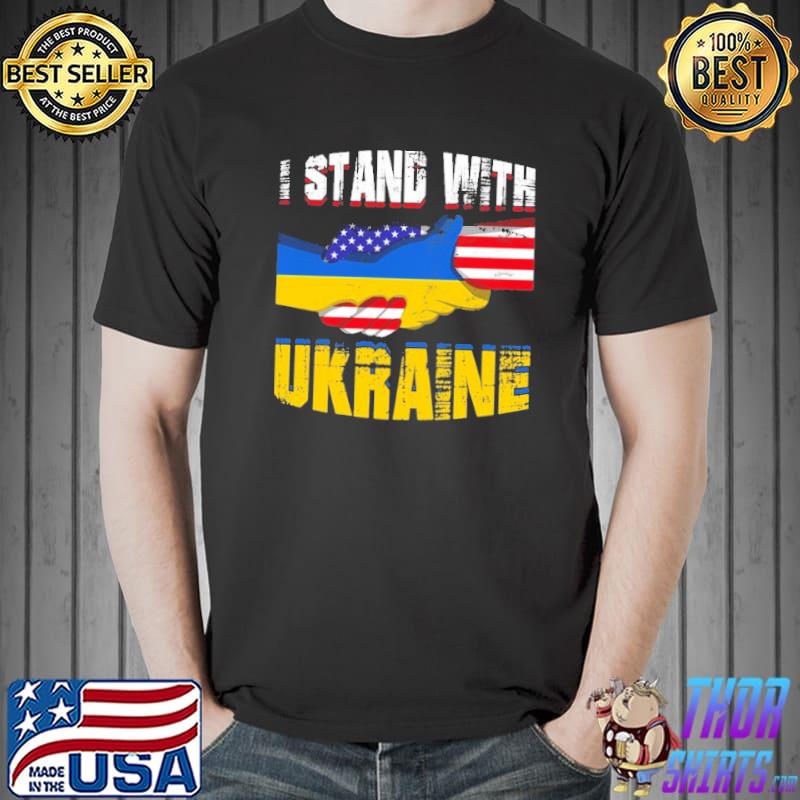I Stand With Ukraine No War Ukraine Flag Shirt