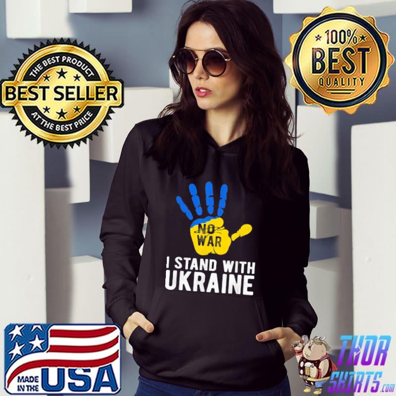 I stand with Ukraine support Ukraine flag Hoodie
