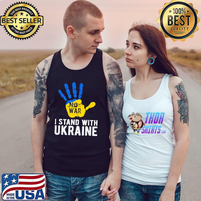 I stand with Ukraine support Ukraine flag Tank Top