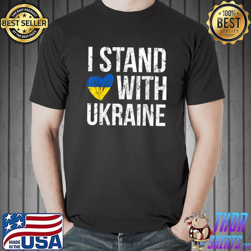 I Stand With Ukraine Support Ukraine T-Shirt Unisex