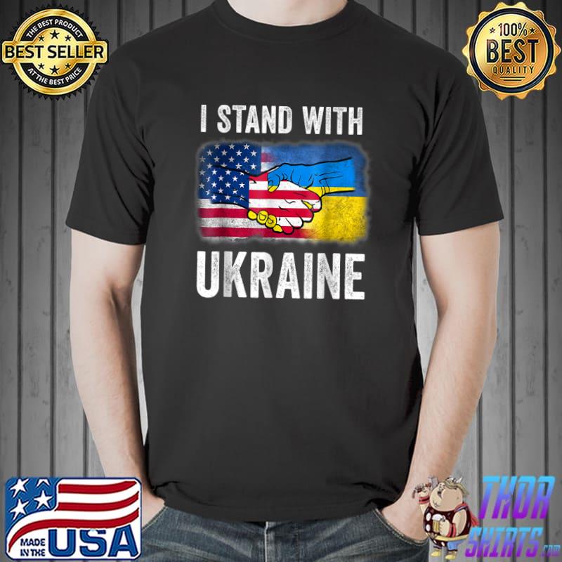 I Stand With Ukraine Ukrainian Flag Lover Support Ukraine T-Shirt Unisex