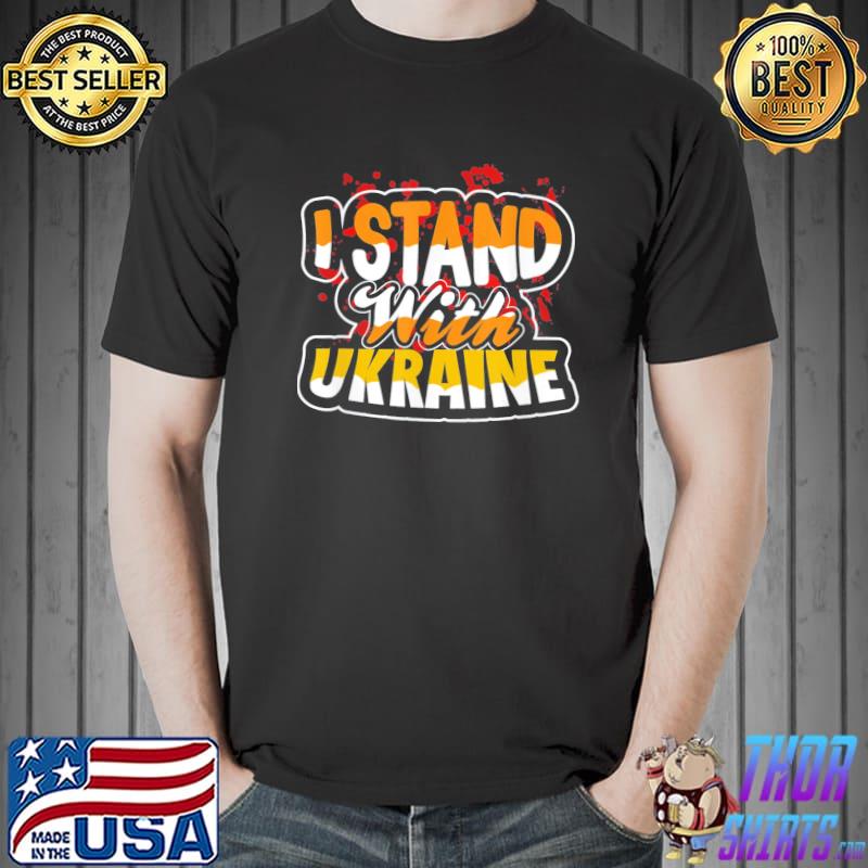 I stand with Ukraine we stand with Ukraine support Ukraine Unisex