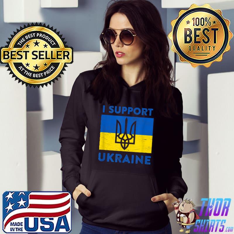 I Support Ukraine T-Shirt Stand with Ukraine Flag T-Shirt