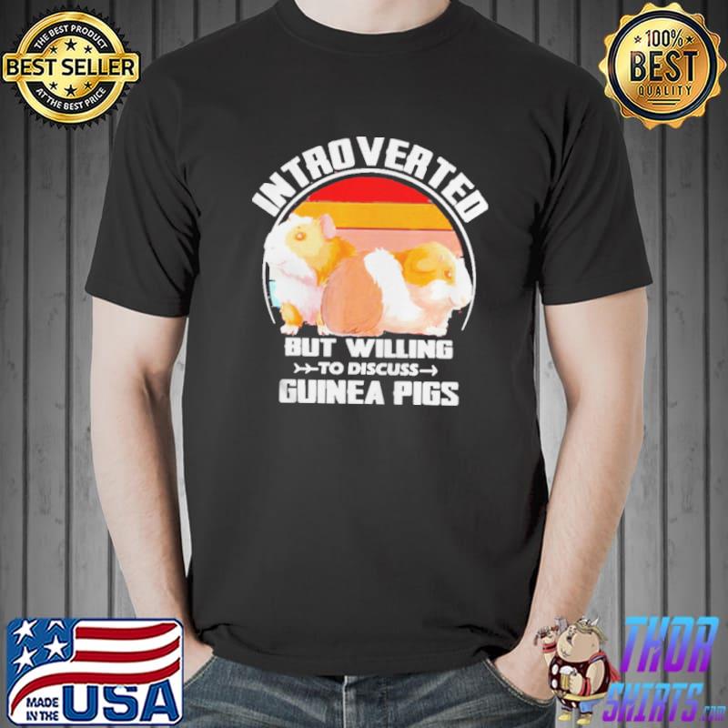 Introverted but willing to discuss Guinea pigs kitten pet Unisex