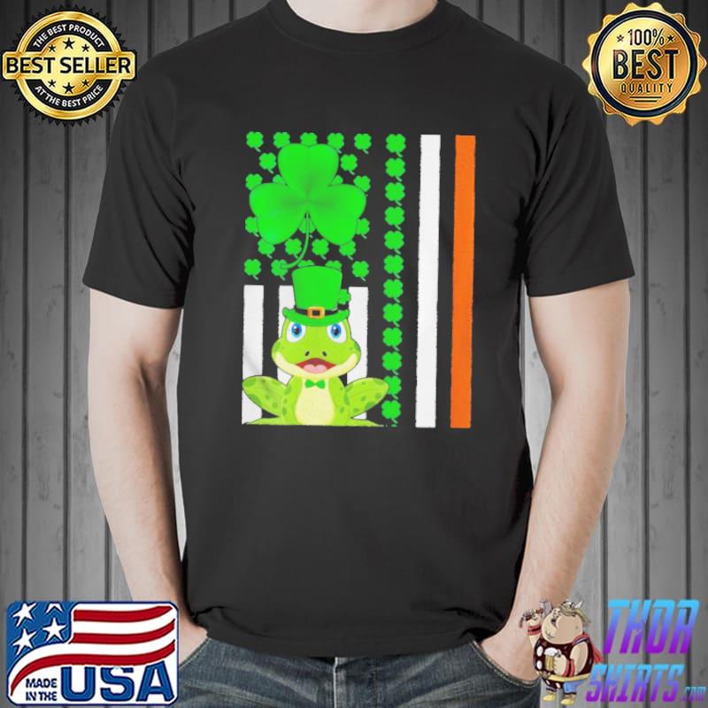 Irish shamrock American flag poison dart frog st patrick day Unisex