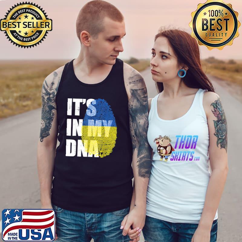 It's in my DNA Ukraine fingerprint ukrainian roots vintage Tank Top