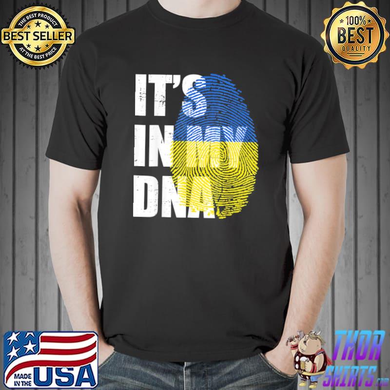 It's in my DNA Ukraine fingerprint ukrainian roots vintage Unisex