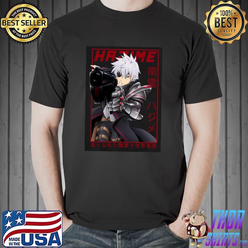 Japanese hajime nagumo arifureta shokugyou anime shirt
