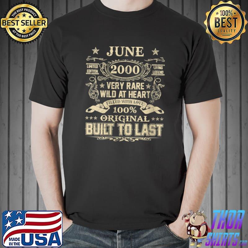 June 2000 Shirt 22 Years Old 22th Birthday T-shirt
