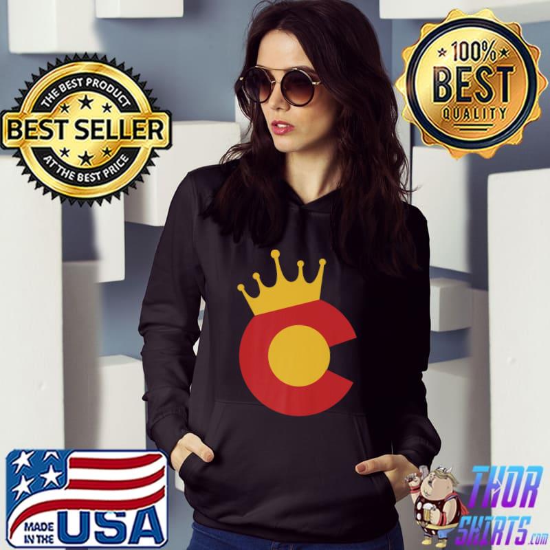 King of Colorado - Colorado Flag Premium T-Shirt Hoodie