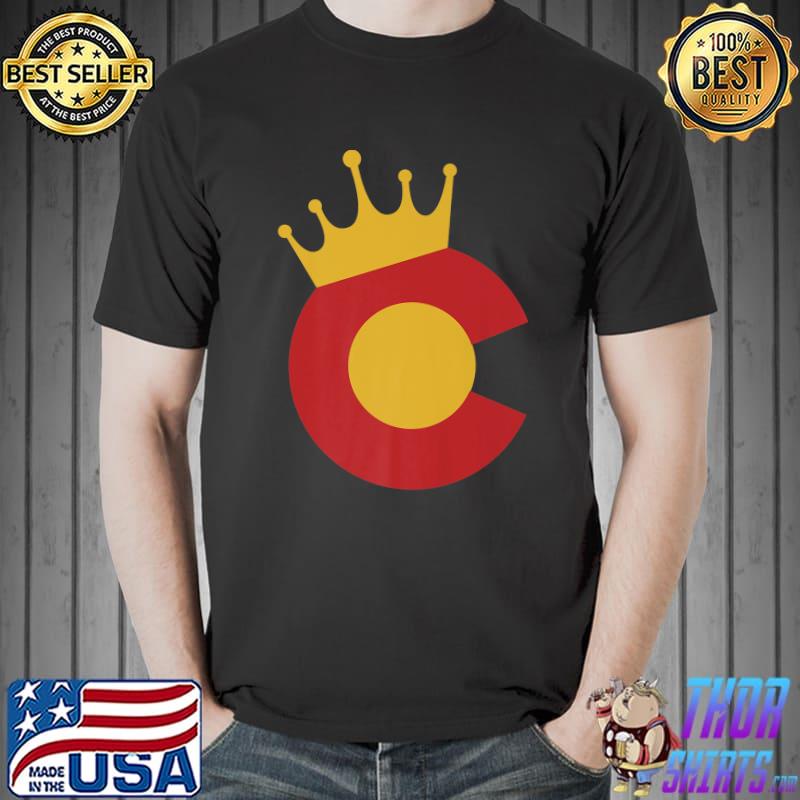 King of Colorado - Colorado Flag Premium T-Shirt