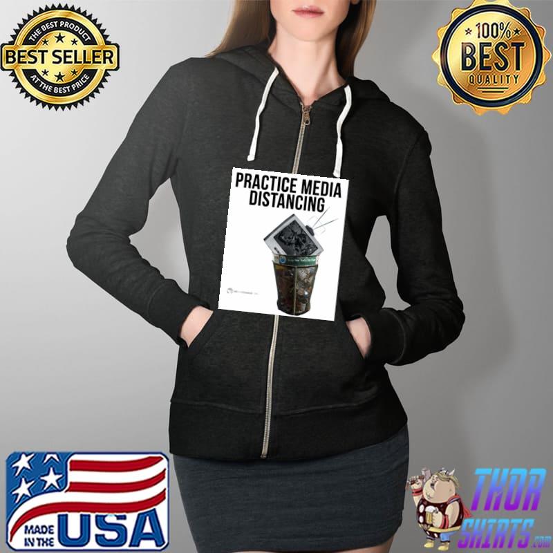 Luke rudkowskI practice media distancing Full Zip Hooded