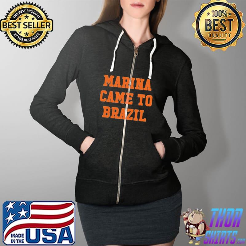 Marina diamandis marina came to Brazil Full Zip Hooded