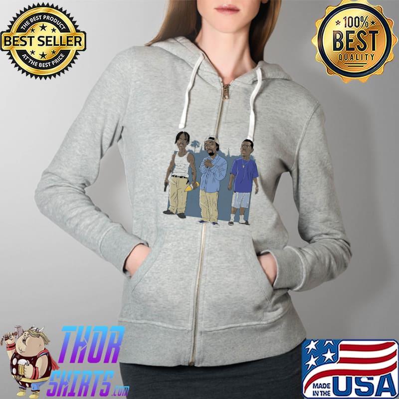 Menace to society animated Full Zip Hooded