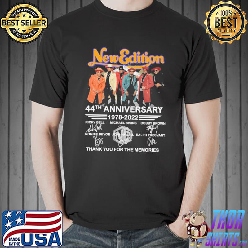 New edition 44th anniversary 1978 2022 thank you for the memories signatures shirt